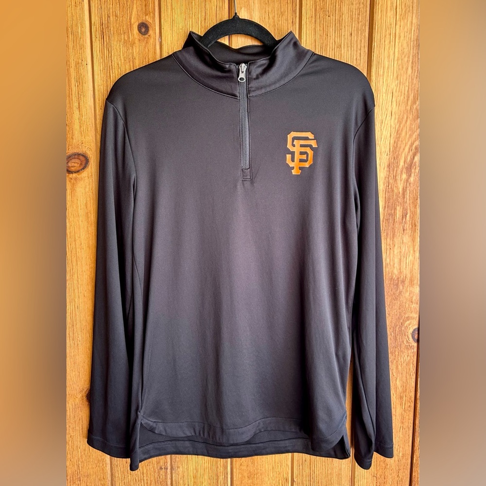 NWOT San Francisco Giants Black Quarter-Zip